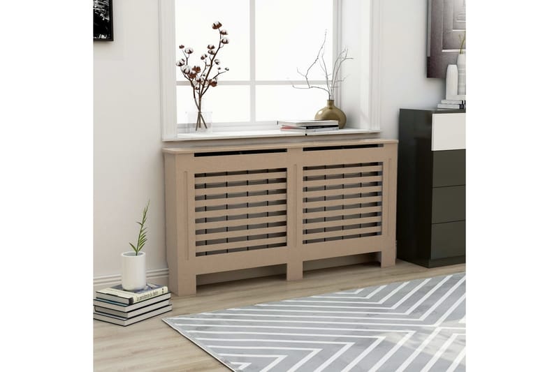 Lämpöpatterin suoja 152x19x81 cm MDF - Talo & remontointi - Ilmastointi - Lämmitys - Lampöpatteri