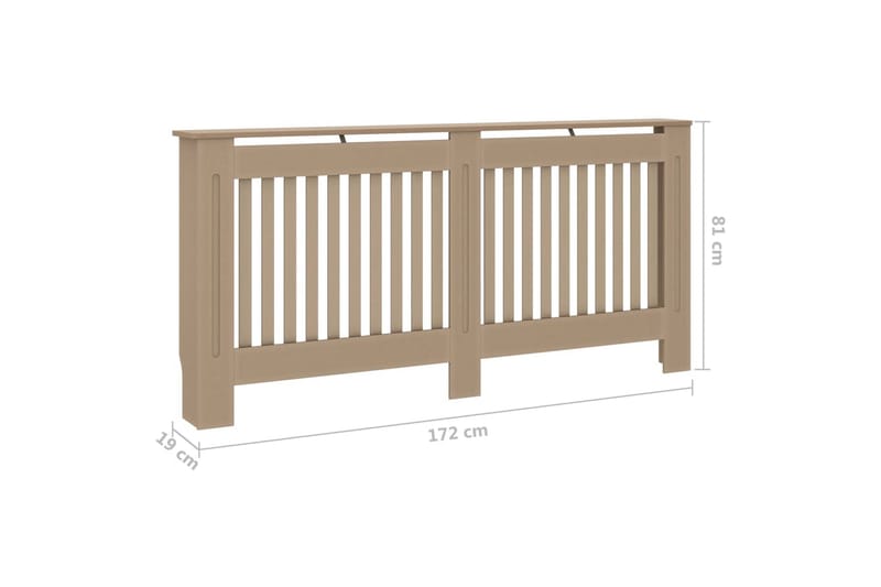 Lämpöpatterin suoja 172x19x81 cm MDF - Talo & remontointi - Ilmastointi - Lämmitys - Lampöpatteri