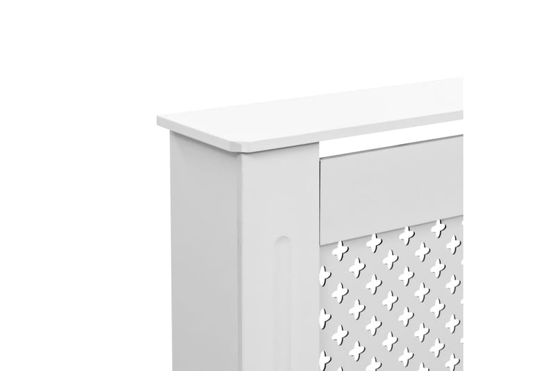 Lämpöpatterin suoja MDF 112x19x81,5 cm valkoinen - Valkoinen - Talo & remontointi - Ilmastointi - Lämmitys - Lampöpatteri
