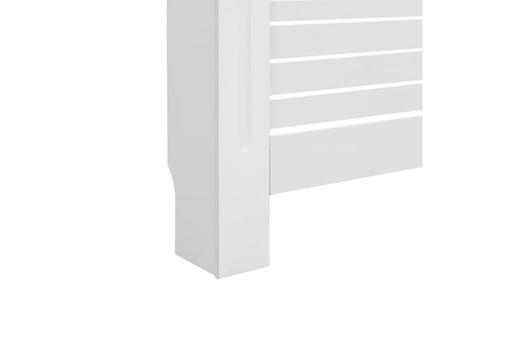 Lämpöpatterin suoja MDF 152x19x81,5 cm valkoinen - Valkoinen - Lampöpatteri
