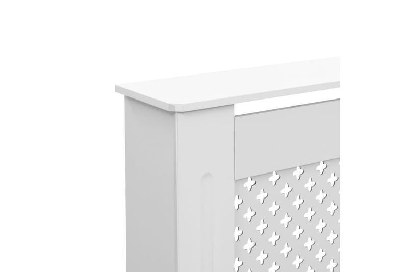 Lämpöpatterin suoja MDF 152x19x81,5 cm valkoinen - Valkoinen - Talo & remontointi - Ilmastointi - Lämmitys - Lampöpatteri
