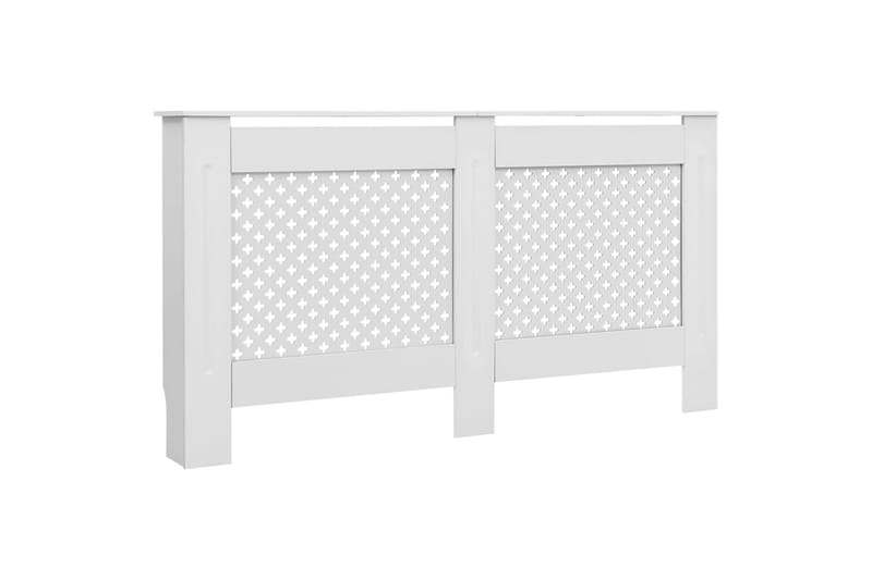 Lämpöpatterin suoja MDF 152x19x81,5 cm valkoinen - Valkoinen - Talo & remontointi - Ilmastointi - Lämmitys - Lampöpatteri