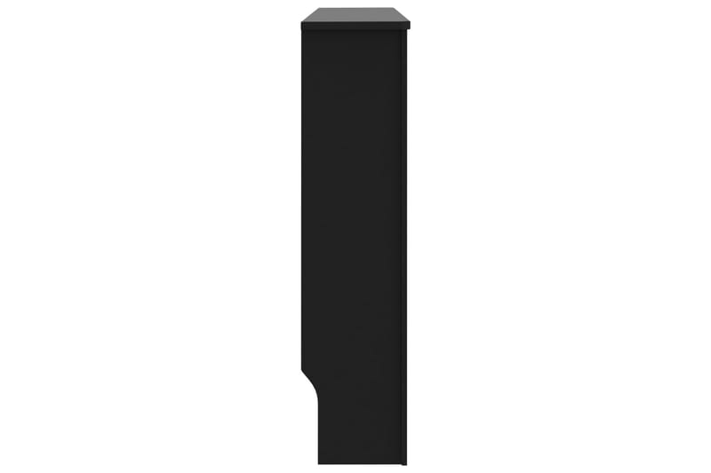 Lämpöpatterin suoja musta 112x19x81 cm MDF - Talo & remontointi - Ilmastointi - Lämmitys - Lampöpatteri