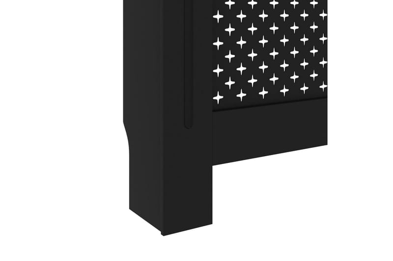 Lämpöpatterin suoja musta 172x19x81 cm MDF - Talo & remontointi - Ilmastointi - Lämmitys - Lampöpatteri