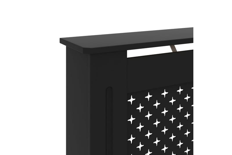 Lämpöpatterin suoja musta 172x19x81 cm MDF - Talo & remontointi - Ilmastointi - Lämmitys - Lampöpatteri