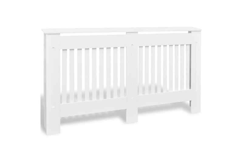 Lämpöpatterin suojat 2 kpl MDF 152 cm valkoinen - Valkoinen - Talo & remontointi - Ilmastointi - Lämmitys - Lampöpatteri