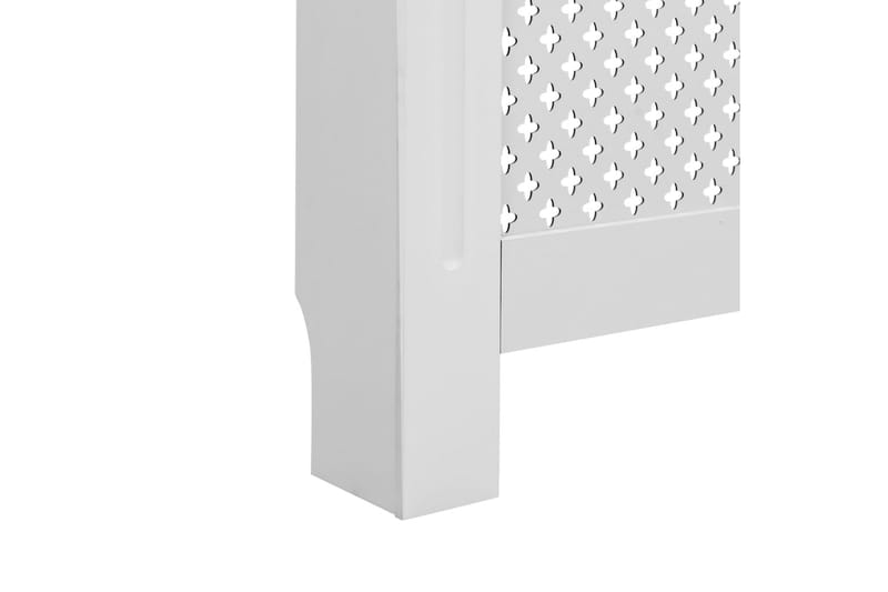 Lämpöpatterin suojat 2 kpl valkoinen 112x19x81,5 cm MDF - Valkoinen - Talo & remontointi - Ilmastointi - Lämmitys - Lampöpatteri