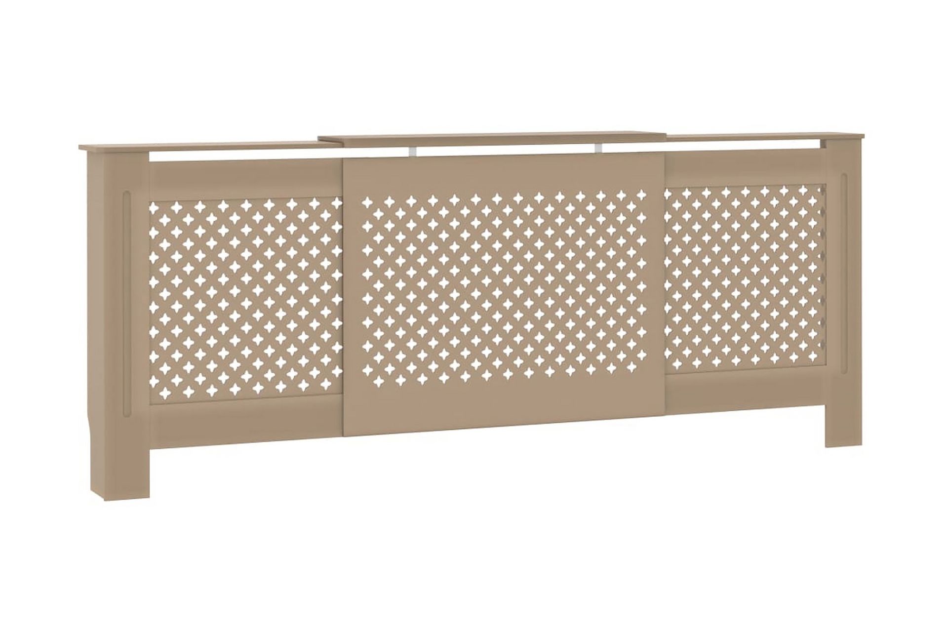 MDF lämpöpatterin suoja 205 cm - Ruskea - Talo & remontointi - Ilmastointi - Lämmitys - Lampöpatteri