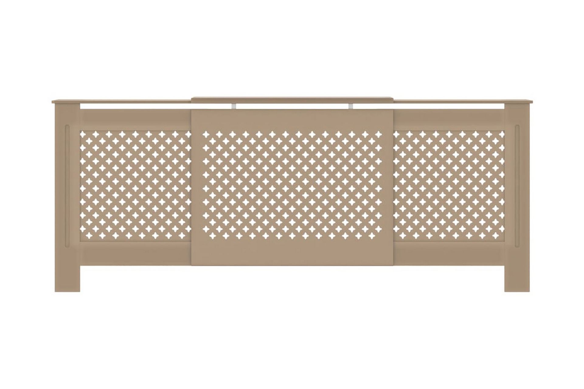 MDF lämpöpatterin suoja 205 cm - Ruskea - Talo & remontointi - Ilmastointi - Lämmitys - Lampöpatteri