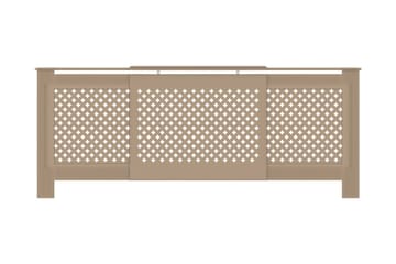 MDF lämpöpatterin suoja 205 cm - Ruskea - Talo & remontointi - Ilmastointi - Lämmitys - Lampöpatteri