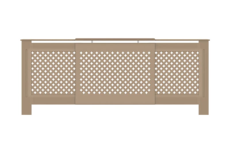 MDF lämpöpatterin suoja 205 cm - Ruskea - Talo & remontointi - Ilmastointi - Lämmitys - Lampöpatteri