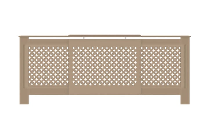 MDF lämpöpatterin suoja 205 cm - Ruskea - Lampöpatteri