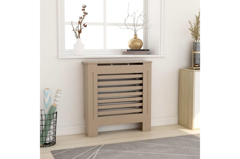 MDF lämpöpatterin suoja 78 cm - Ruskea - Talo & remontointi - Ilmastointi - Lämmitys - Lampöpatteri