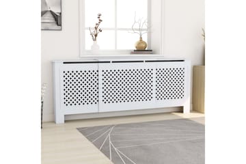 MDF lämpöpatterin suoja valkoinen 205 cm - Valkoinen - Talo & remontointi - Ilmastointi - Lämmitys - Lampöpatteri
