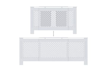 MDF lämpöpatterin suoja valkoinen 205 cm - Valkoinen - Talo & remontointi - Ilmastointi - Lämmitys - Lampöpatteri