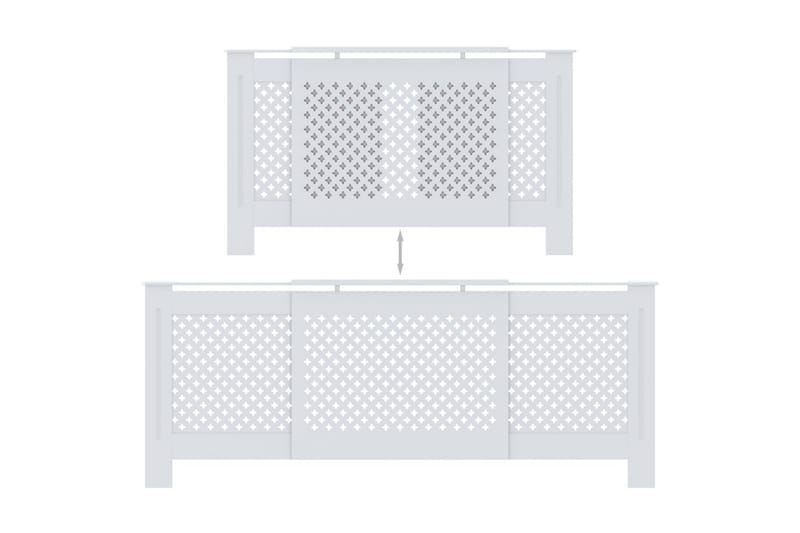 MDF lämpöpatterin suoja valkoinen 205 cm - Valkoinen - Talo & remontointi - Ilmastointi - Lämmitys - Lampöpatteri