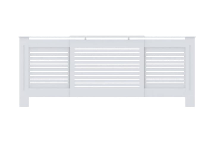 MDF lämpöpatterin suoja valkoinen 205 cm - Valkoinen - Lampöpatteri