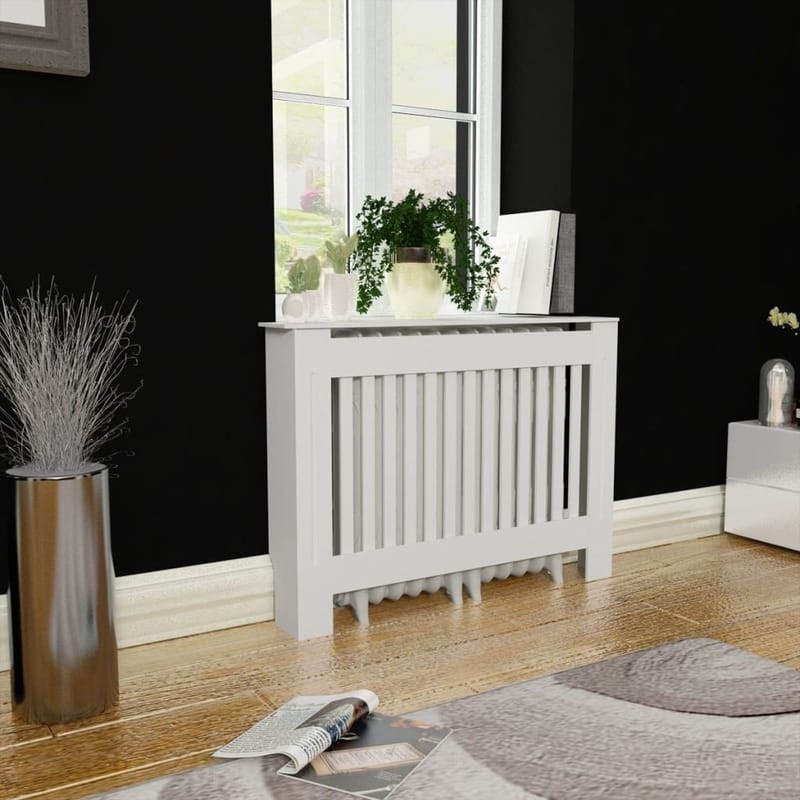 Valkoinen MDF Patterinsuojakaappi 112 cm - Valkoinen - Talo & remontointi - Ilmastointi - Lämmitys - Lampöpatteri