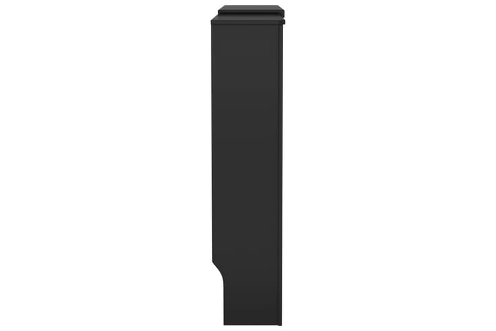 MDF lämpöpatterin suoja musta 205 cm - Musta - Lampöpatteri
