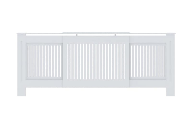 MDF lämpöpatterin suoja valkoinen 205 cm - Valkoinen - Lampöpatteri