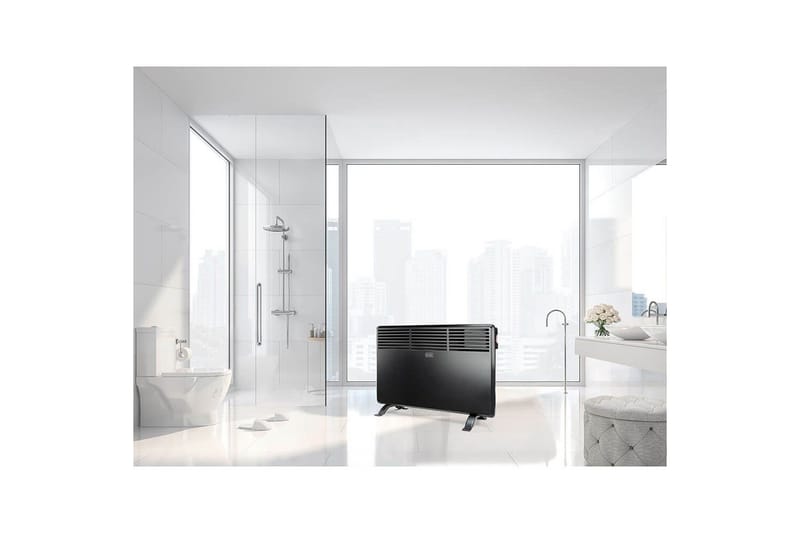 Sähköpatteri Kylpyhuoneeseen Black+Decker Musta - Musta - Talo & remontointi - Ilmastointi - Lämmitys - Lampöpatteri