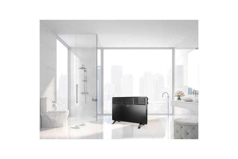 Sähköpatteri Kylpyhuoneeseen Black+Decker Musta - Musta - Talo & remontointi - Ilmastointi - Lämmitys - Lampöpatteri