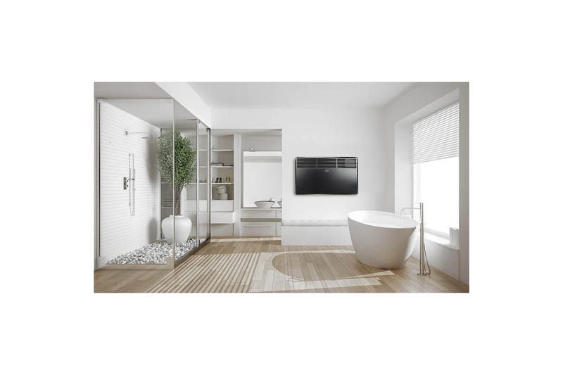 Sähköpatteri Kylpyhuoneeseen Black+Decker Musta - Musta - Talo & remontointi - Ilmastointi - Lämmitys - Lampöpatteri