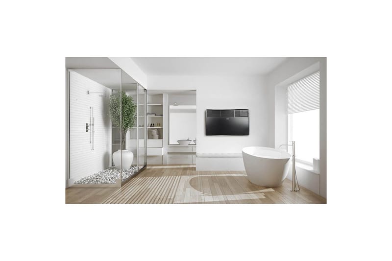 Sähköpatteri Kylpyhuoneeseen Black+Decker Musta - Musta - Talo & remontointi - Ilmastointi - Lämmitys - Lampöpatteri