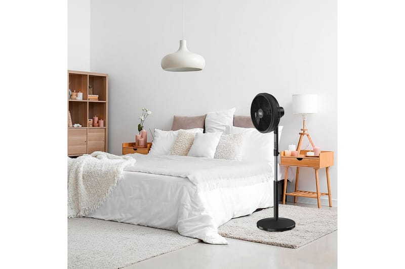 Lattia-tuuletin Black+Decker 5 terää 50W Musta - Musta - Talo & remontointi - Ilmastointi - Tuuletin