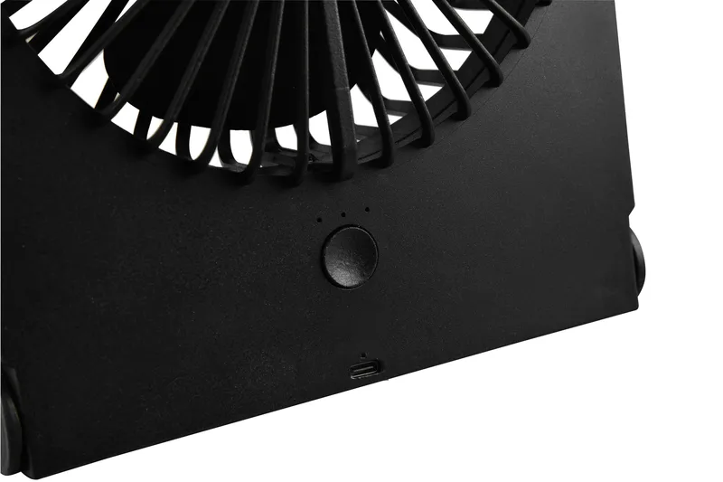 LED-Pöytätuuletin Breezy Ladattava Mattamusta - TRIO - Talo & remontointi - Ilmastointi - Tuuletin - Pöytätuuletin