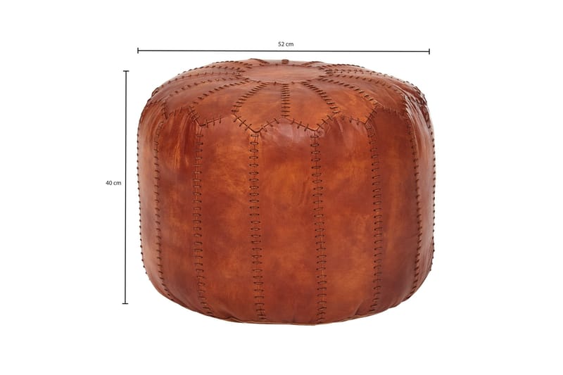 Gotam Jakkara - Ruskea - Huonekalut - Tuoli & nojatuoli - Jakkara & jalkarahi - Säkkirahi