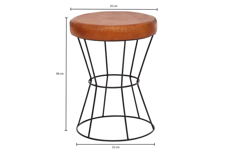 Gotiya Jakkara - Ruskea - Talo & remontointi - Keittiö & kylpyhuone - Keittiö & kodinhoitohuone - Keittiökalusteet - Keittiöjakkara