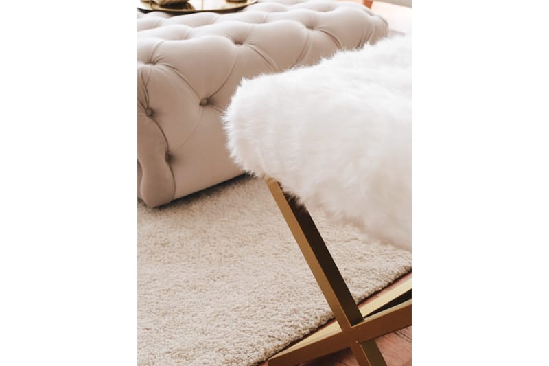 Istuinpallo Murmu 100 cm - Kulta/Valkoinen - Huonekalut - Tuoli & nojatuoli - Jakkara & jalkarahi - Rahi