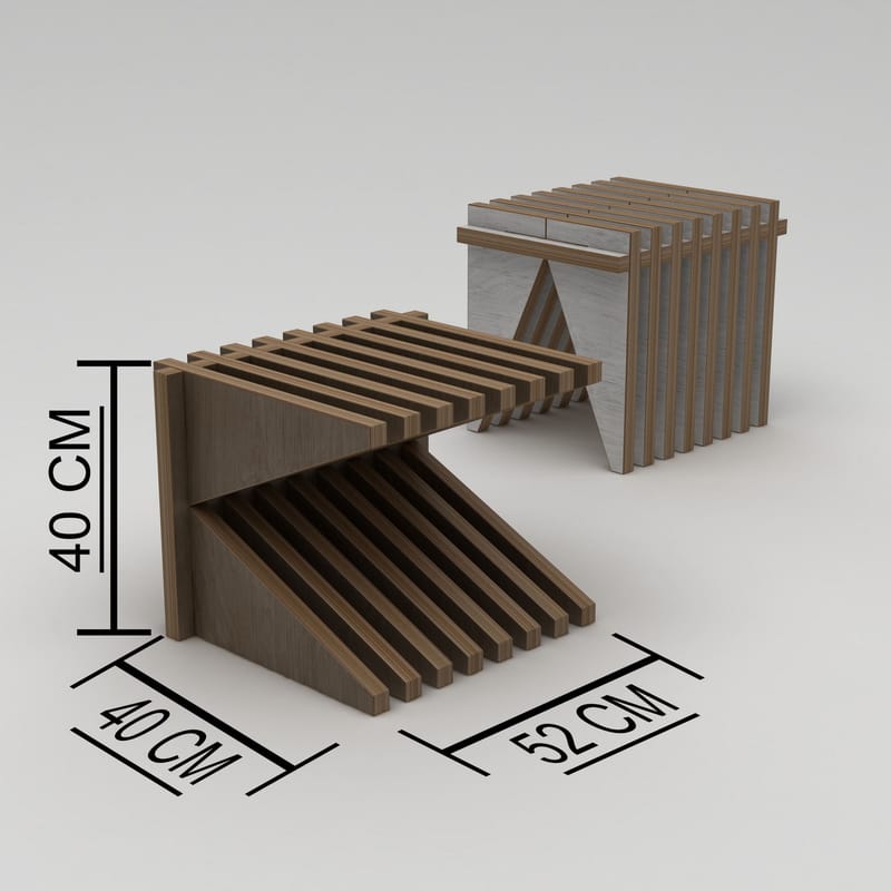 Matira Rahi 51 cm - Luonnonpuu - Talo & remontointi - Keittiö & kylpyhuone - Keittiö & kodinhoitohuone - Keittiökalusteet - Keittiöjakkara