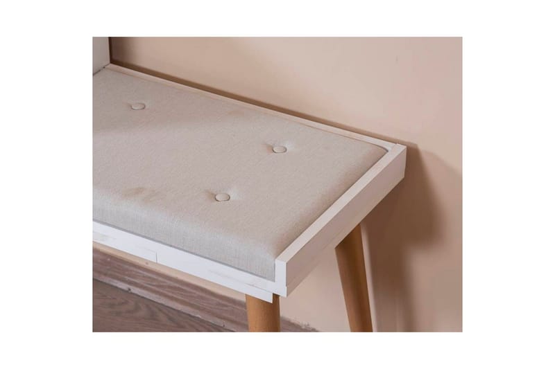 Penkki Valkoinen / Tammi - Valkoinen - Talo & remontointi - Keittiö & kylpyhuone - Keittiö & kodinhoitohuone - Keittiökalusteet - Keittiöjakkara