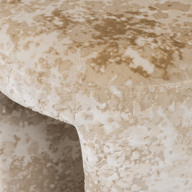 Verhoiltu jakkara Charlie 45 cm pyöreä - Beige - Talo & remontointi - Keittiö & kylpyhuone - Keittiö & kodinhoitohuone - Keittiökalusteet - Keittiöjakkara