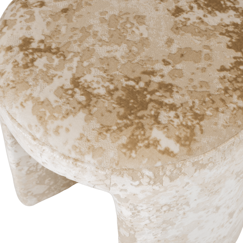 Verhoiltu jakkara Charlie 45 cm pyöreä - Beige - Talo & remontointi - Keittiö & kylpyhuone - Keittiö & kodinhoitohuone - Keittiökalusteet - Keittiöjakkara