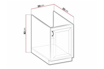 Keittiön Kaappi Templemore 50 cm - Talo & remontointi - Keittiö & kylpyhuone - Keittiö & kodinhoitohuone - Keittiön sisustus - Keittiökaappi