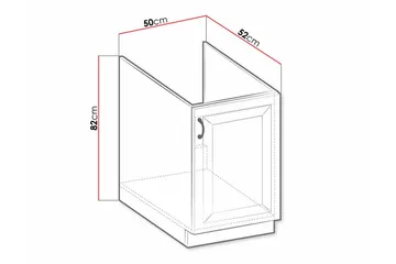 Keittiön Kaappi Templemore 50 cm - Talo & remontointi - Keittiö & kylpyhuone - Keittiö & kodinhoitohuone - Keittiön sisustus - Keittiökaappi