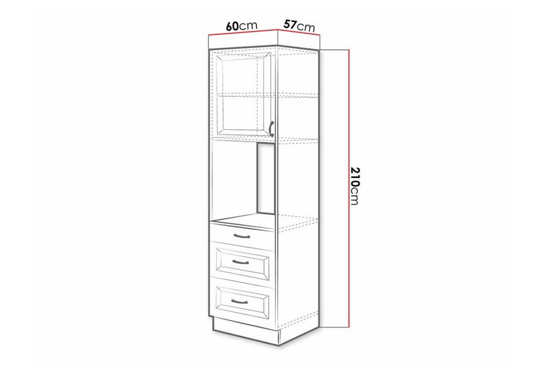 Keittiön Kaappi Templemore 60 cm - Talo & remontointi - Keittiö & kylpyhuone - Keittiö & kodinhoitohuone - Keittiön sisustus - Keittiökaappi