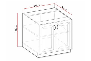 Keittiön Kaappi Templemore 80 cm - Talo & remontointi - Keittiö & kylpyhuone - Keittiö & kodinhoitohuone - Keittiön sisustus - Keittiökaappi