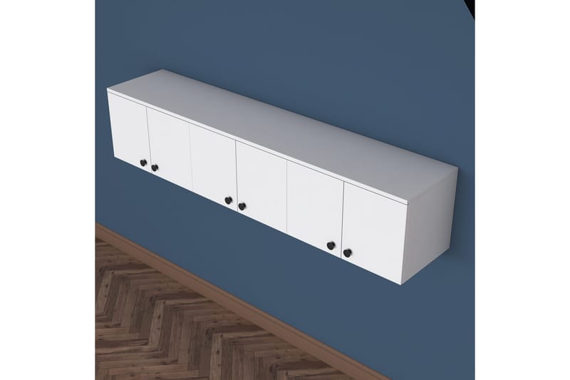 Jaibir seinähylly 179,6x37,5 cm valkoinen - Hanah Home - Talo & remontointi - Keittiö & kylpyhuone - Keittiö & kodinhoitohuone - Keittiön sisustus - Keittiöhylly