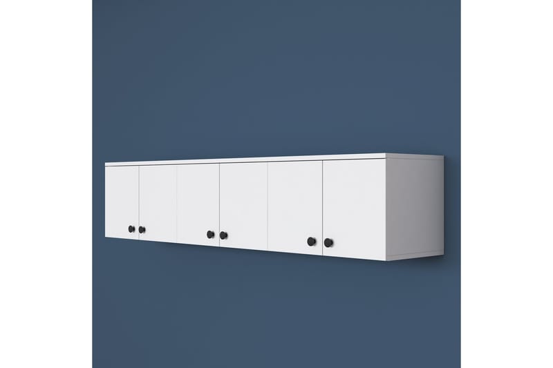 Jaibir seinähylly 179,6x37,5 cm valkoinen - Hanah Home - Talo & remontointi - Keittiö & kylpyhuone - Keittiö & kodinhoitohuone - Keittiön sisustus - Keittiöhylly