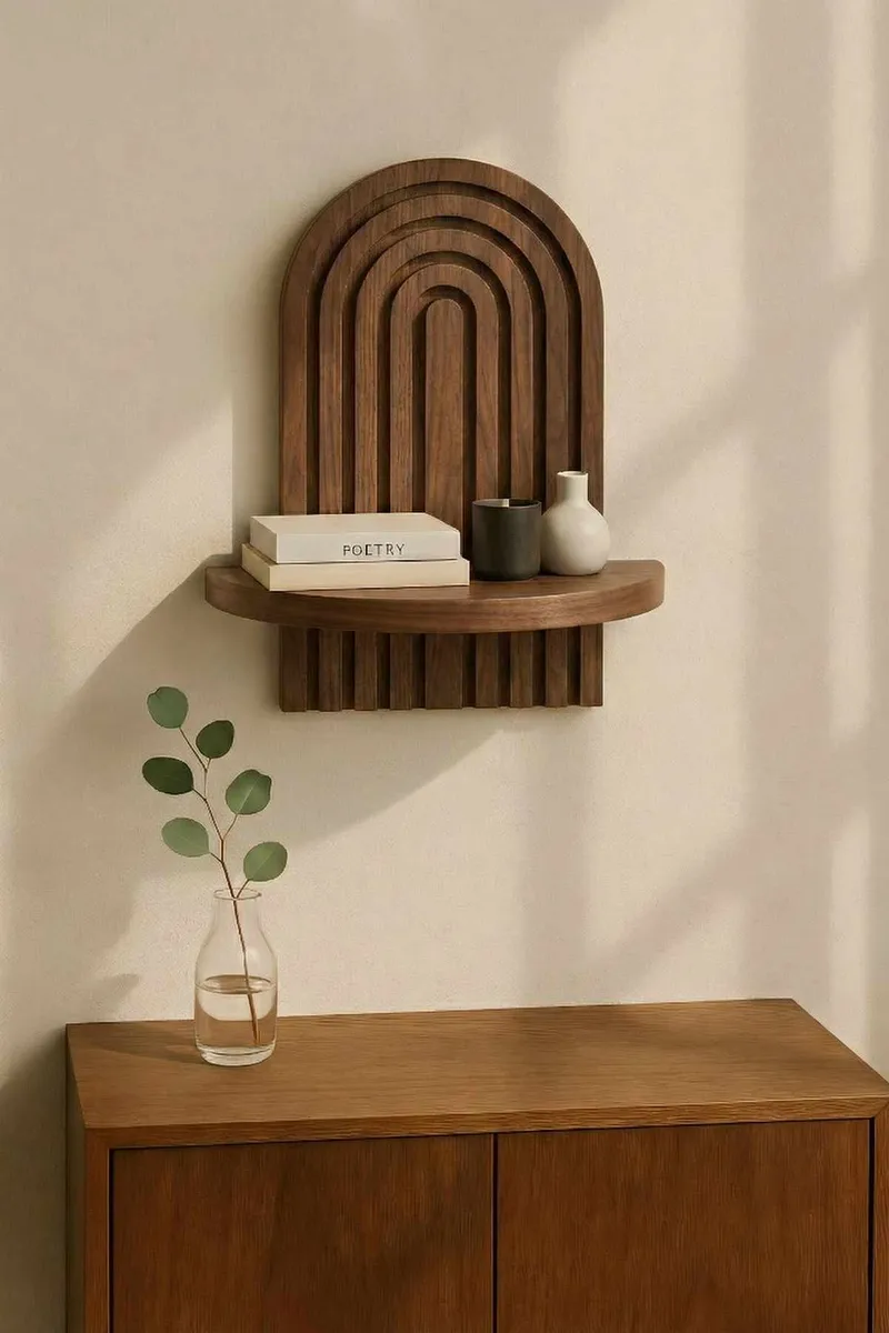 Baynor seinähylly 20x35 cm - Ruskea - Talo & remontointi - Keittiö & kylpyhuone - Keittiö & kodinhoitohuone - Keittiön sisustus - Keittiöhylly