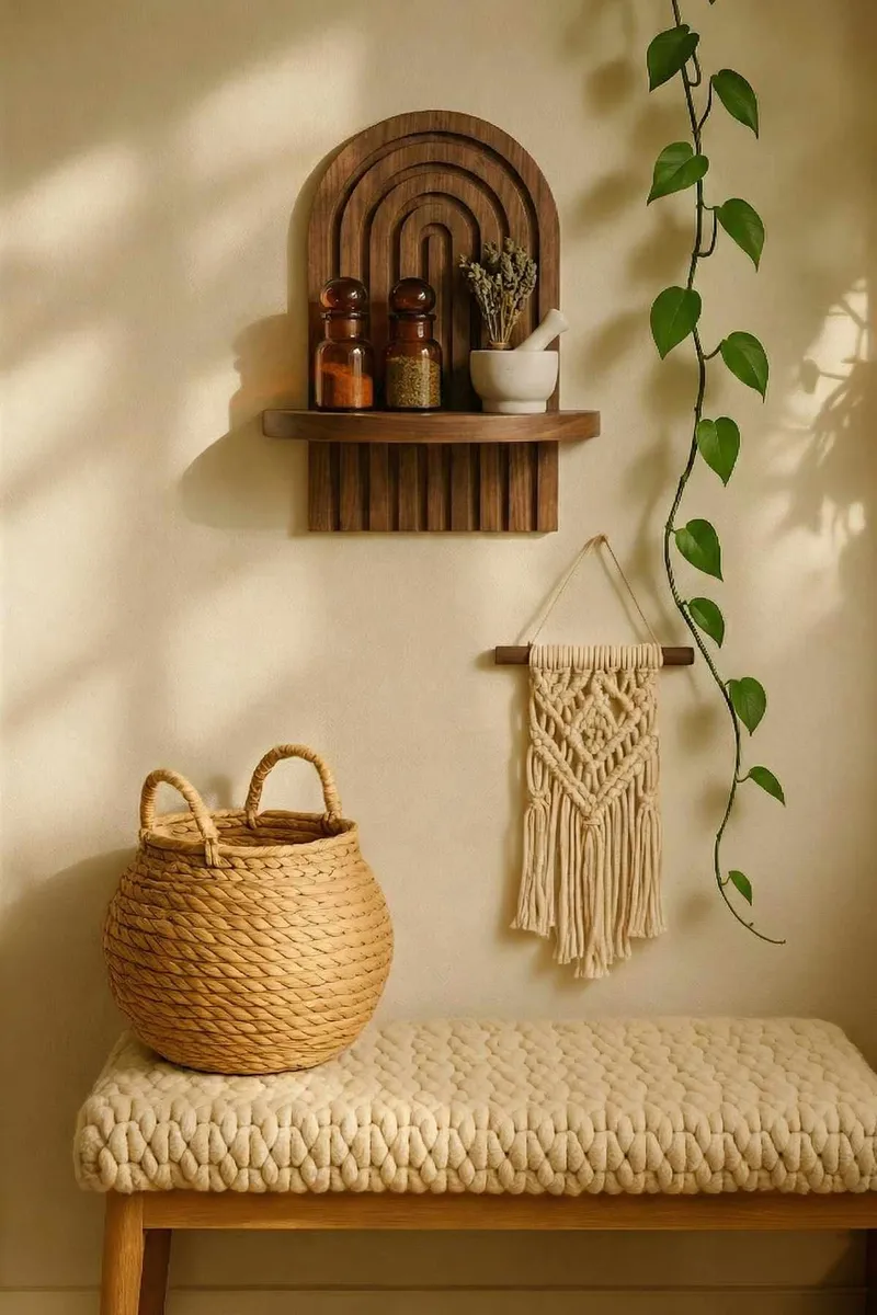 Baynor seinähylly 20x35 cm - Ruskea - Talo & remontointi - Keittiö & kylpyhuone - Keittiö & kodinhoitohuone - Keittiön sisustus - Keittiöhylly