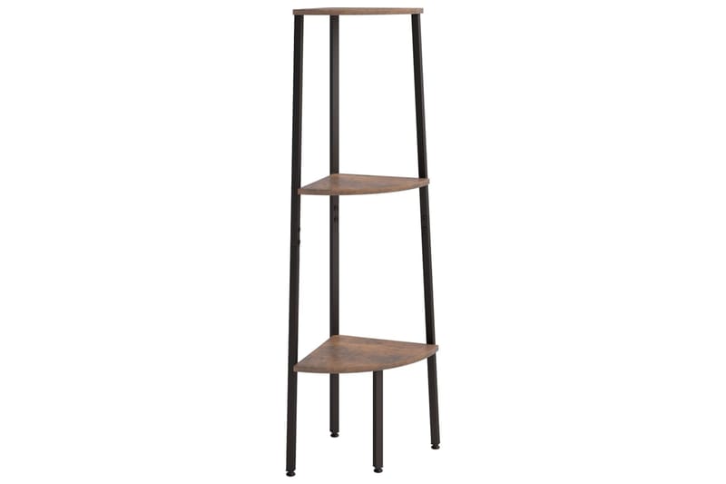 beBasic 3-kerroksinen kulmahylly tummanruskea ja musta 45,5x31,5x120 cm - Ruskea - Talo & remontointi - Keittiö & kylpyhuone - Keittiö & kodinhoitohuone - Keittiön sisustus - Keittiöhylly