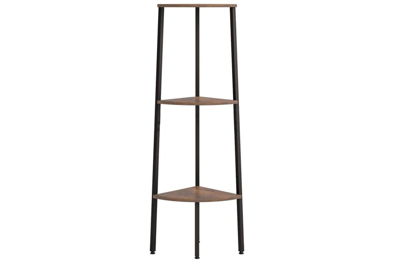 beBasic 3-kerroksinen kulmahylly tummanruskea ja musta 45,5x31,5x120 cm - Ruskea - Talo & remontointi - Keittiö & kylpyhuone - Keittiö & kodinhoitohuone - Keittiön sisustus - Keittiöhylly