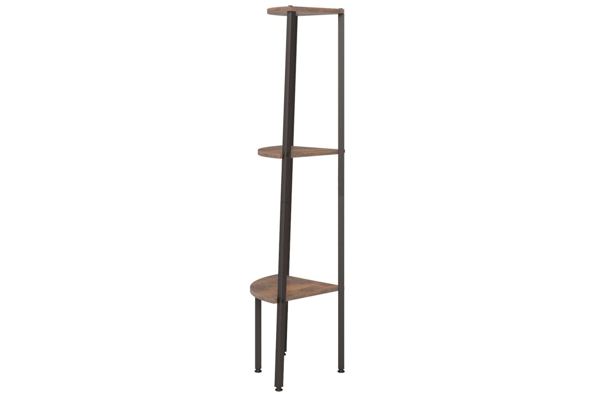 beBasic 3-kerroksinen kulmahylly tummanruskea ja musta 45,5x31,5x120 cm - Ruskea - Talo & remontointi - Keittiö & kylpyhuone - Keittiö & kodinhoitohuone - Keittiön sisustus - Keittiöhylly