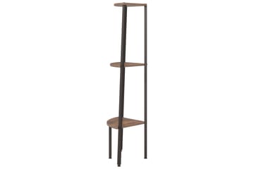 beBasic 3-kerroksinen kulmahylly tummanruskea ja musta 45,5x31,5x120 cm - Ruskea - Talo & remontointi - Keittiö & kylpyhuone - Keittiö & kodinhoitohuone - Keittiön sisustus - Keittiöhylly