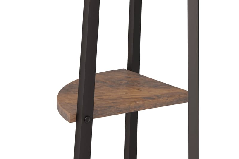 beBasic 3-kerroksinen kulmahylly tummanruskea ja musta 45,5x31,5x120 cm - Ruskea - Talo & remontointi - Keittiö & kylpyhuone - Keittiö & kodinhoitohuone - Keittiön sisustus - Keittiöhylly